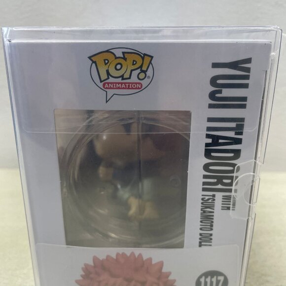 NIB Funko Pop Animation Jujutsu Kaisen - Yuji Itadori with Tsukamoto Doll #1117 - Picture 9 of 10